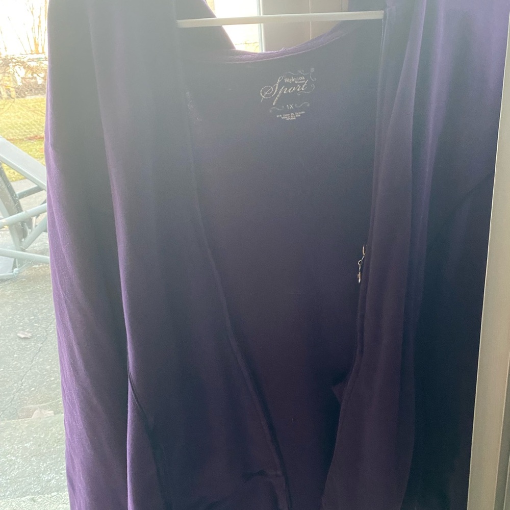 Style&Co Purple Jacket